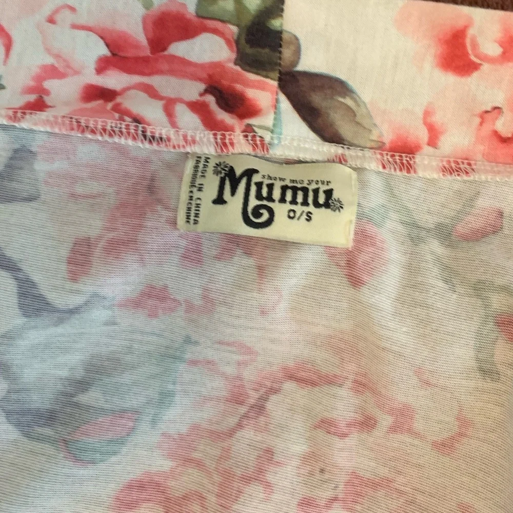 Mumu floral robe - OS - Picture 4 of 4